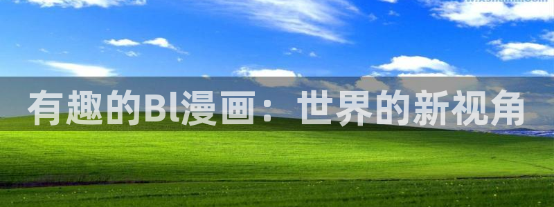 内地动漫天堂：有趣的Bl漫画：世界的新视角